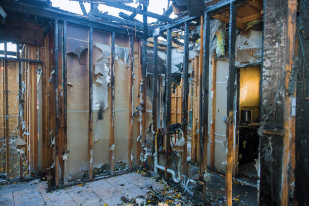 Professional Fire Damage Removal technician working in Marriottsville, MD